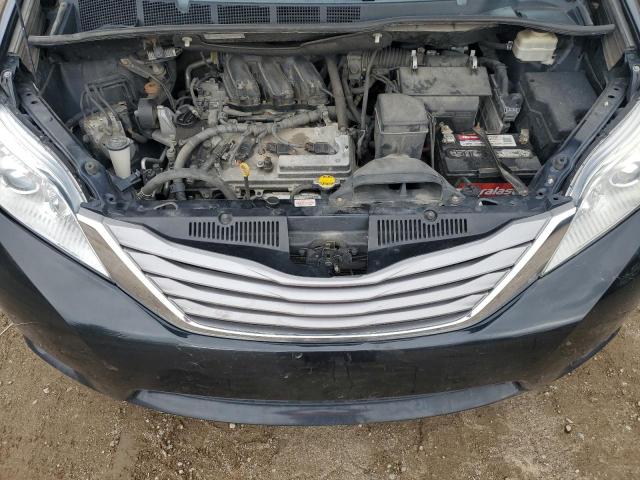 5TDYK3DC4FS598148 - 2015 TOYOTA SIENNA XLE BLACK photo 12
