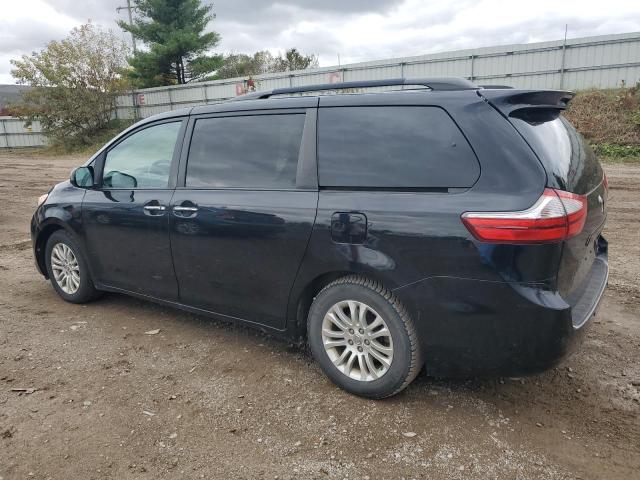 5TDYK3DC4FS598148 - 2015 TOYOTA SIENNA XLE BLACK photo 2
