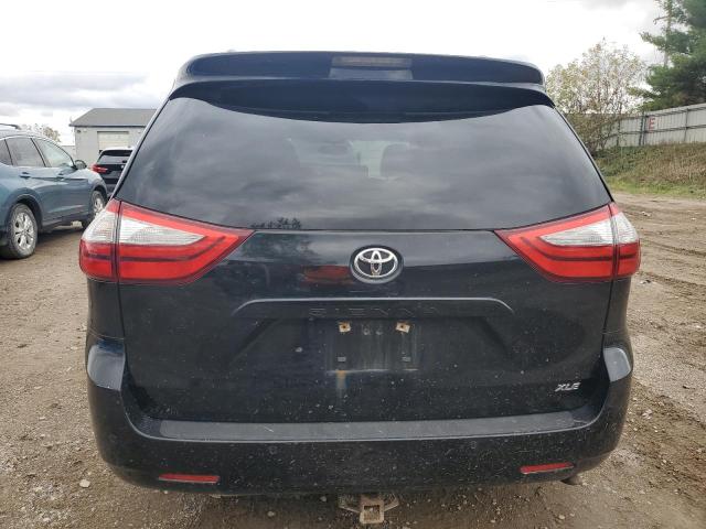 5TDYK3DC4FS598148 - 2015 TOYOTA SIENNA XLE BLACK photo 6