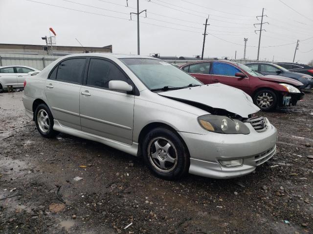 2T1BR32E93C110497 - 2003 TOYOTA COROLLA CE SILVER photo 4