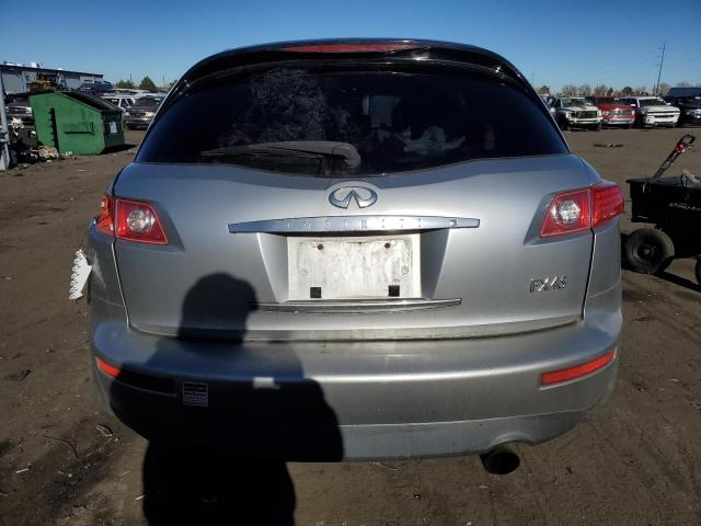 JNRBS08W63X003489 - 2003 INFINITI FX45 SILVER photo 6