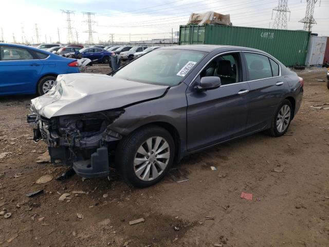 1HGCR3F82EA021131 - 2014 HONDA ACCORD EXL GRAY photo 1