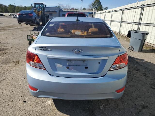 KMHCT4AE7DU525394 - 2013 HYUNDAI ACCENT GLS BLUE photo 6