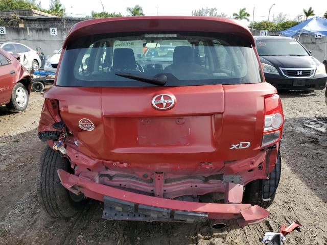 JTKKU10418J004885 - 2008 TOYOTA SCION XD RED photo 6