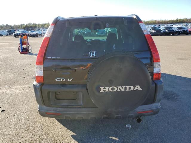 SHSRD77856U413261 - 2006 HONDA CR-V EX BLACK photo 6