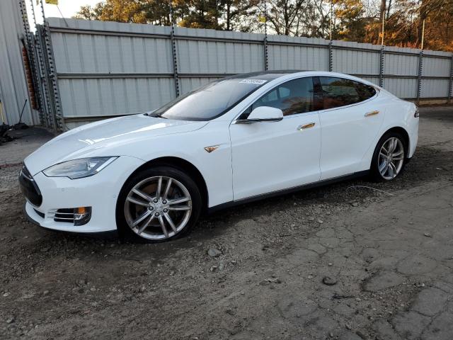 5YJSA1S11EFP54096 - 2014 TESLA MODEL S WHITE photo 1