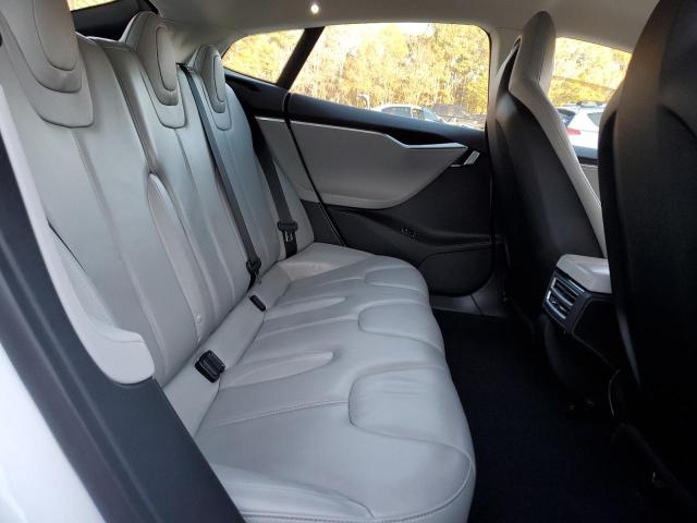 5YJSA1S11EFP54096 - 2014 TESLA MODEL S WHITE photo 10