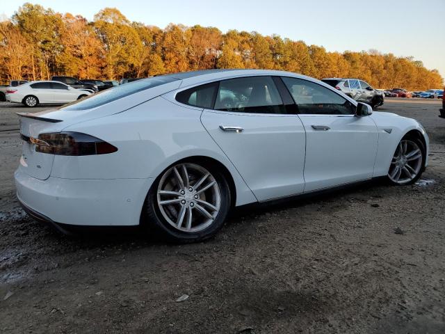 5YJSA1S11EFP54096 - 2014 TESLA MODEL S WHITE photo 3