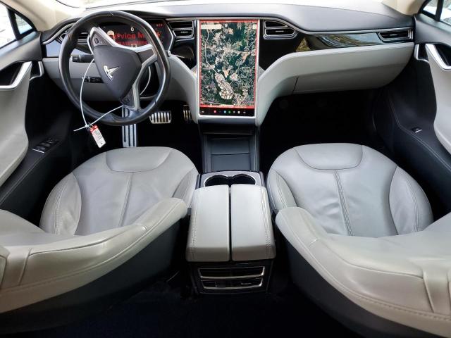 5YJSA1S11EFP54096 - 2014 TESLA MODEL S WHITE photo 8
