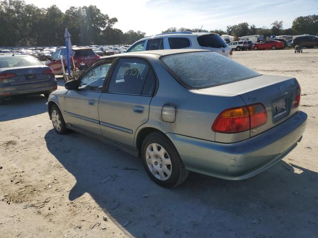 2HGEJ6616YH512795 - 2000 HONDA CIVIC BASE GREEN photo 2