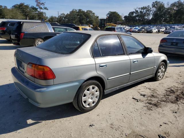 2HGEJ6616YH512795 - 2000 HONDA CIVIC BASE GREEN photo 3