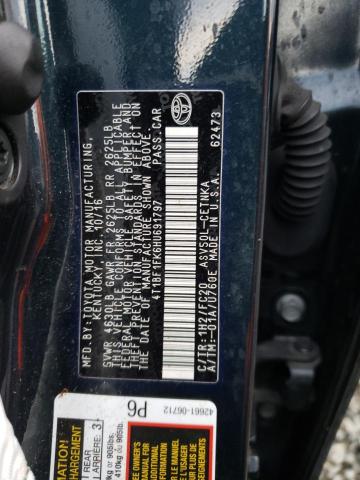 4T1BF1FK6HU691797 - 2017 TOYOTA CAMRY LE CHARCOAL photo 12