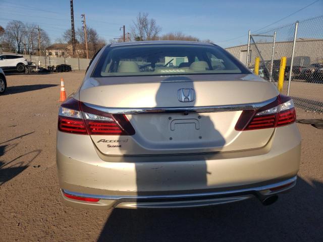 1HGCR2F34HA218420 - 2017 HONDA ACCORD LX CREAM photo 6