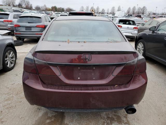 1HGCR2F37FA157142 - 2015 HONDA ACCORD LX BURGUNDY photo 6