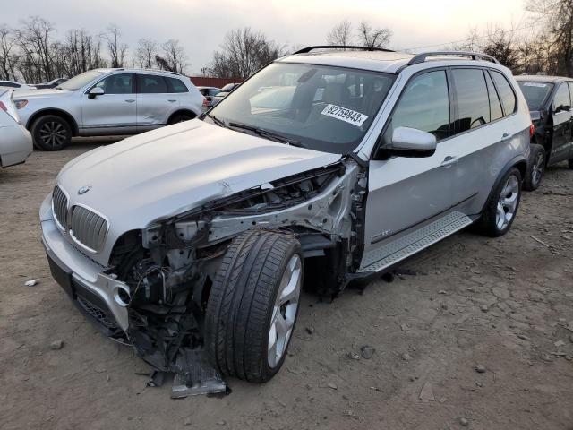 5UXZW0C5XD0B91740 - 2013 BMW X5 XDRIVE35D SILVER photo 1