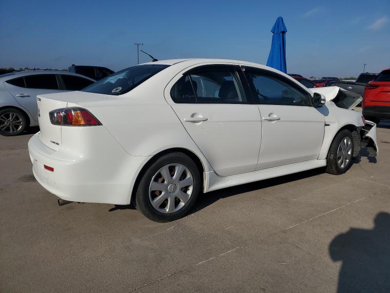 JA32U2FUXFU021845 - 2015 MITSUBISHI LANCER ES WHITE photo 3