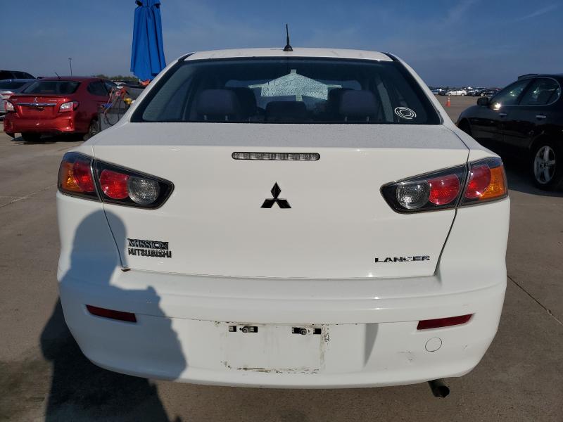 JA32U2FUXFU021845 - 2015 MITSUBISHI LANCER ES WHITE photo 6