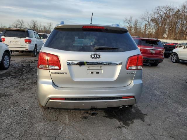 5XYKW4A2XBG120478 - 2011 KIA SORENTO SX SILVER photo 6