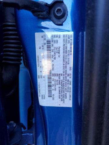 1FADP3F29JL307308 - 2018 FORD FOCUS SE BLUE photo 12