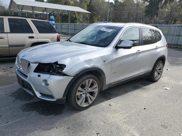 5UXWX7C53CL889495 - 2012 BMW X3 XDRIVE35I SILVER photo 1