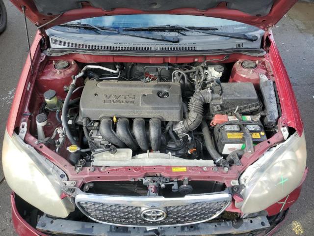 1NXBR32E66Z613567 - 2006 TOYOTA COROLLA CE RED photo 11