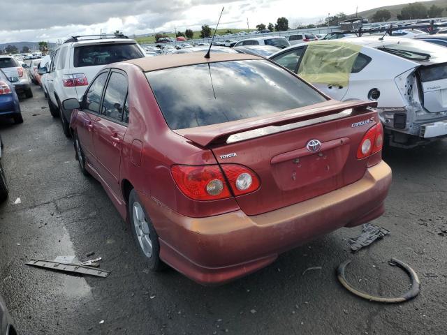 1NXBR32E66Z613567 - 2006 TOYOTA COROLLA CE RED photo 2