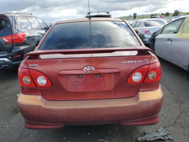 1NXBR32E66Z613567 - 2006 TOYOTA COROLLA CE RED photo 6