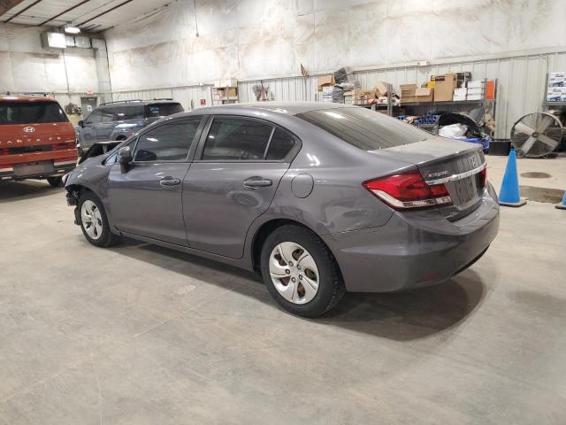 19XFB2F50FE038802 - 2015 HONDA CIVIC LX CHARCOAL photo 2