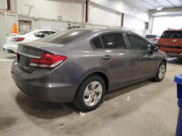 19XFB2F50FE038802 - 2015 HONDA CIVIC LX CHARCOAL photo 3