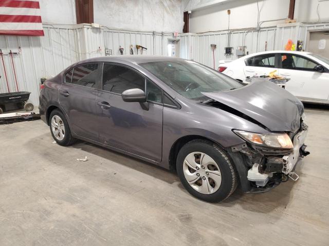 19XFB2F50FE038802 - 2015 HONDA CIVIC LX CHARCOAL photo 4