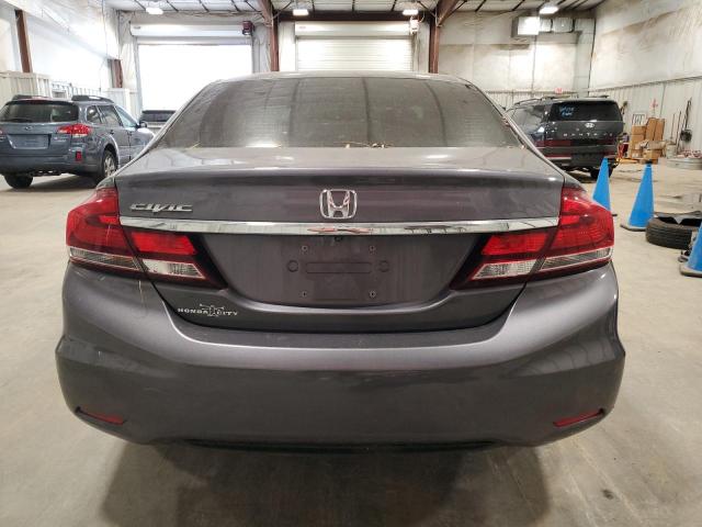 19XFB2F50FE038802 - 2015 HONDA CIVIC LX CHARCOAL photo 6