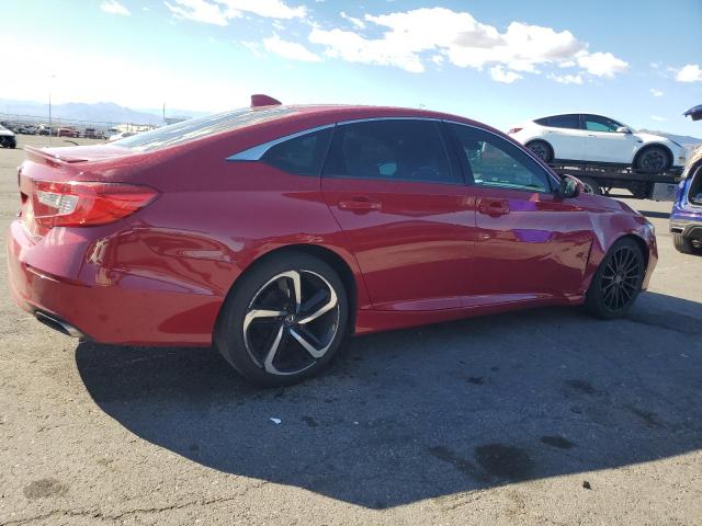 1HGCV1F35JA203128 - 2018 HONDA ACCORD SPORT Қызыл фото 3