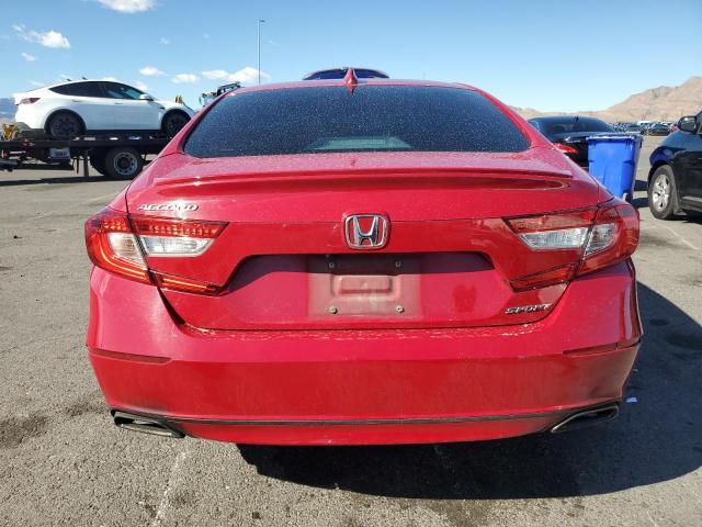 1HGCV1F35JA203128 - 2018 HONDA ACCORD SPORT Қызыл фото 6