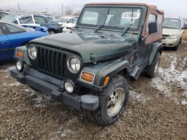 1J4FY49S0WP721430 - 1998 JEEP WRANGLER / SAHARA GREEN photo 1