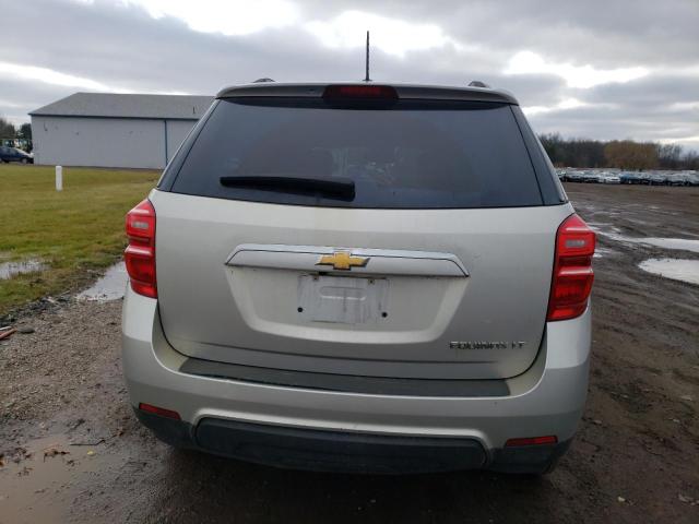 2GNALCEK1G1169022 - 2016 CHEVROLET EQUINOX LT SILVER photo 6