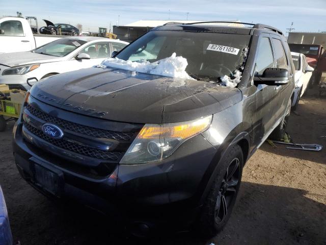 1FM5K8GT8DGB99662 - 2013 FORD EXPLORER SPORT BLACK photo 1