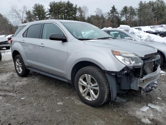 2GNFLEEKXG6307144 - 2016 CHEVROLET EQUINOX LS SILVER photo 4