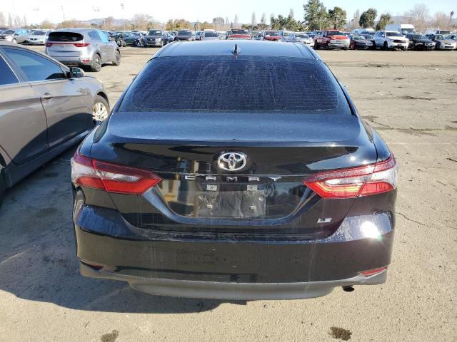 4T1C11AK2NU645616 - 2022 TOYOTA CAMRY LE BLACK photo 6