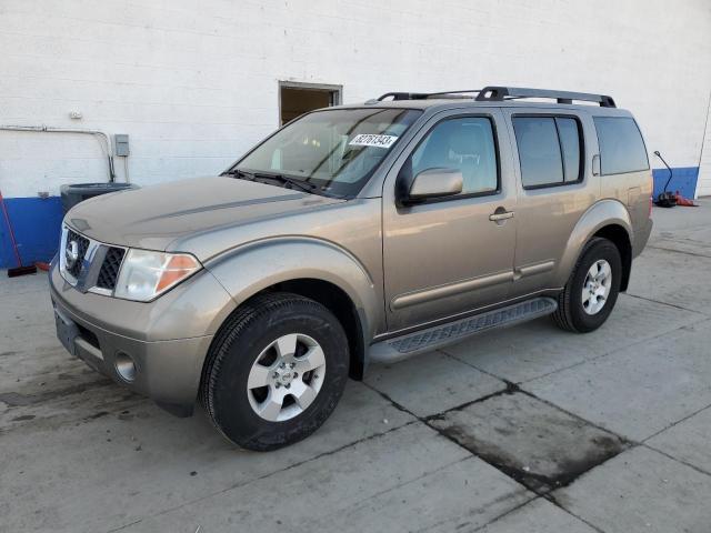5N1AR18WX6C618678 - 2006 NISSAN PATHFINDER LE TAN photo 1