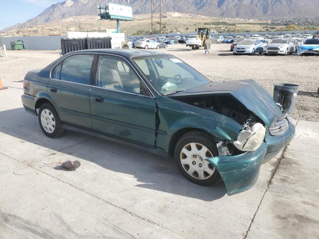 1HGEJ6670YL047891 - 2000 HONDA CIVIC LX GREEN photo 4