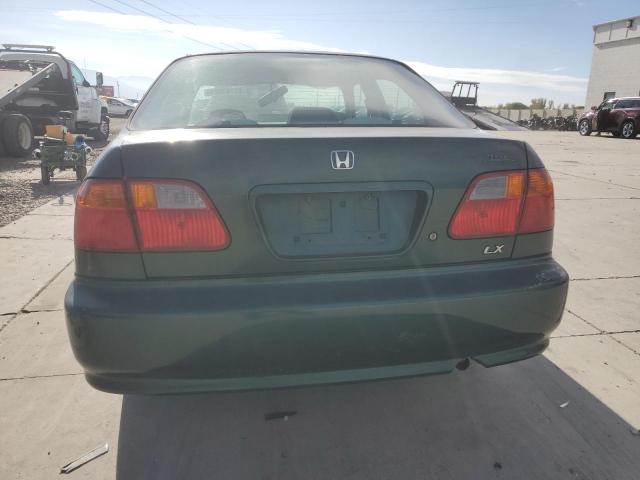 1HGEJ6670YL047891 - 2000 HONDA CIVIC LX GREEN photo 6