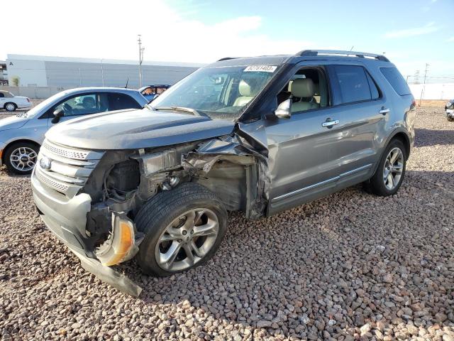 1FM5K8F85EGB68836 - 2014 FORD EXPLORER LIMITED GRAY photo 1