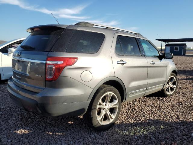 1FM5K8F85EGB68836 - 2014 FORD EXPLORER LIMITED GRAY photo 3