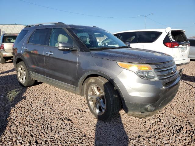 1FM5K8F85EGB68836 - 2014 FORD EXPLORER LIMITED GRAY photo 4