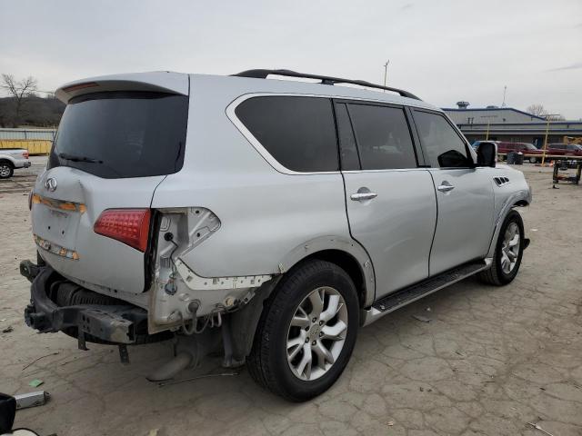 JN8AZ2NF0C9517404 - 2012 INFINITI QX56 SILVER photo 3