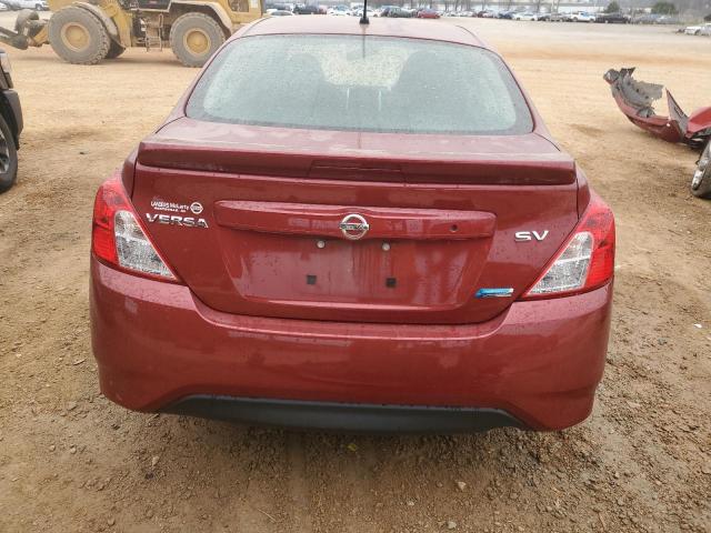 3N1CN7AP5GL838107 - 2016 NISSAN VERSA S RED photo 6