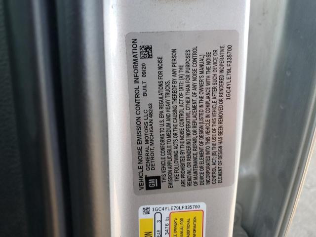 1GC4YLE79LF335700 - 2020 CHEVROLET SILVERADO K2500 HEAVY DUTY SILVER photo 12
