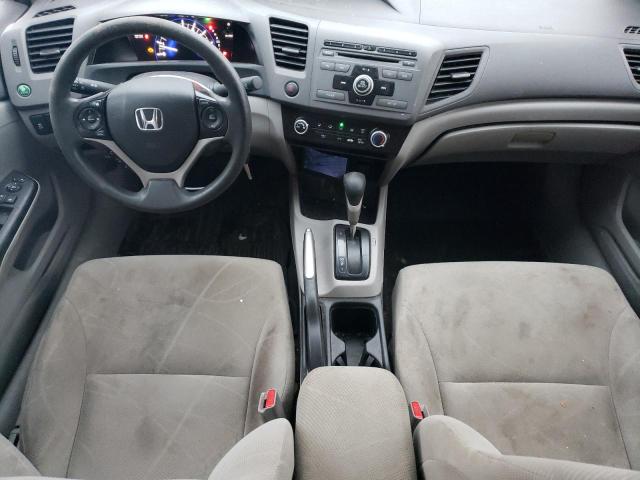 2HGFB2F42CH050023 - 2012 HONDA CIVIC LX SILVER photo 8