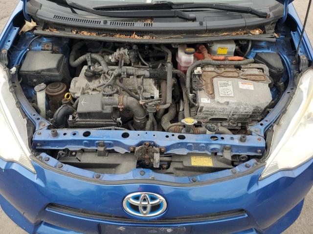 JTDKDTB32D1050744 - 2013 TOYOTA PRIUS C Niebieski zdjęcie 11