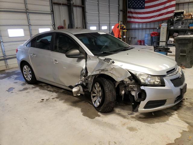 1G1PC5SH0B7109986 - 2011 CHEVROLET CRUZE LS SILVER photo 4